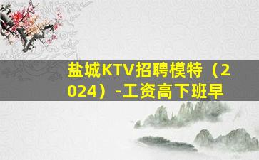 盐城KTV招聘模特（2024）-工资高下班早